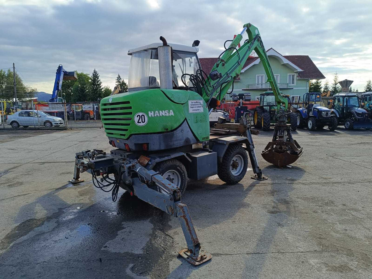 HANSA MASCHINENBAU - APZ 531 - WHEELED EXCAVATOR - 2003 - Escavadeira de rodas: foto 5 HANSA MASCHINENBAU - APZ 531 - WHEELED EXCAVATOR - 2003 - Escavadeira de rodas: foto 5