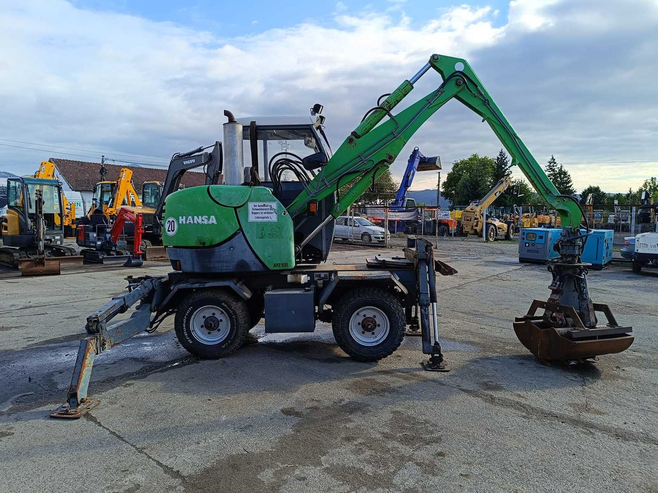 HANSA MASCHINENBAU - APZ 531 - WHEELED EXCAVATOR - 2003 - Escavadeira de rodas: foto 3 HANSA MASCHINENBAU - APZ 531 - WHEELED EXCAVATOR - 2003 - Escavadeira de rodas: foto 3
