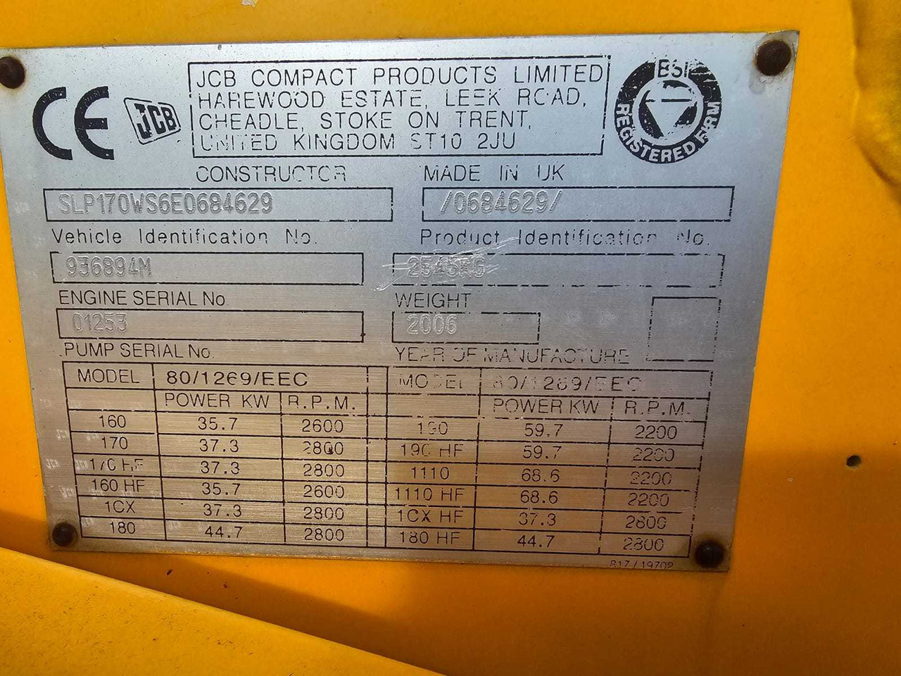 JCB - ROBOT 170 - LOADER - 2005 - Carregadeira de rodas: foto 5 JCB - ROBOT 170 - LOADER - 2005 - Carregadeira de rodas: foto 5