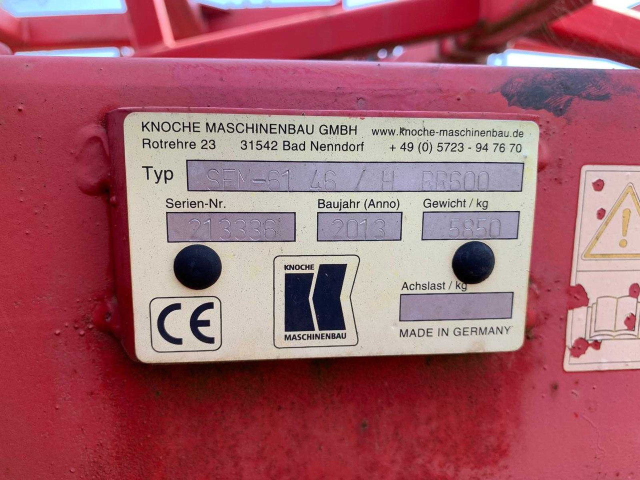 KNOCHE - Grades de discos: foto 4 KNOCHE - Grades de discos: foto 4