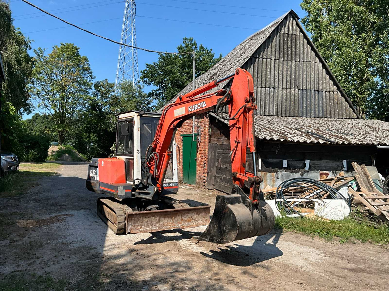 Kubota KX-101 - Mini escavadeira: foto 4 Kubota KX-101 - Mini escavadeira: foto 4