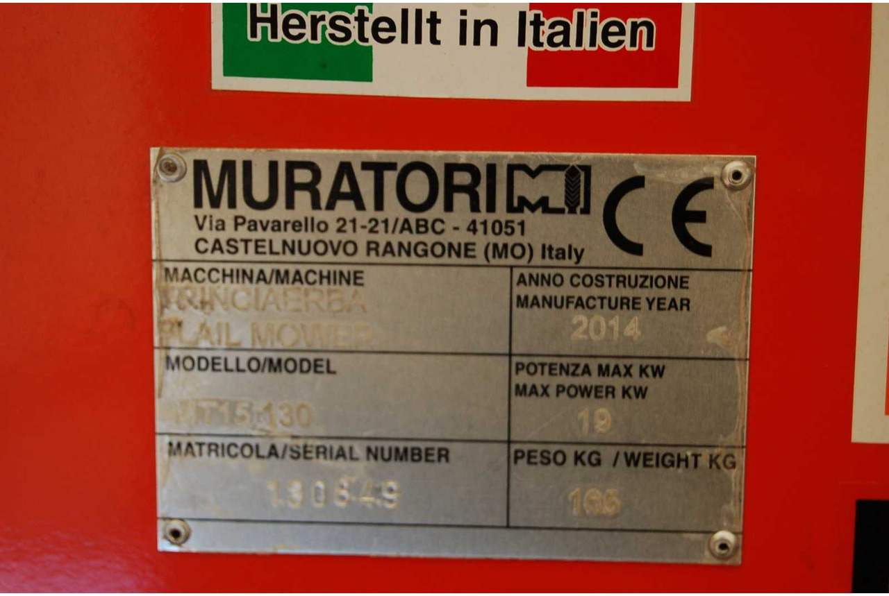 Muratori MT15-130 - Cortador de grama: foto 2 Muratori MT15-130 - Cortador de grama: foto 2