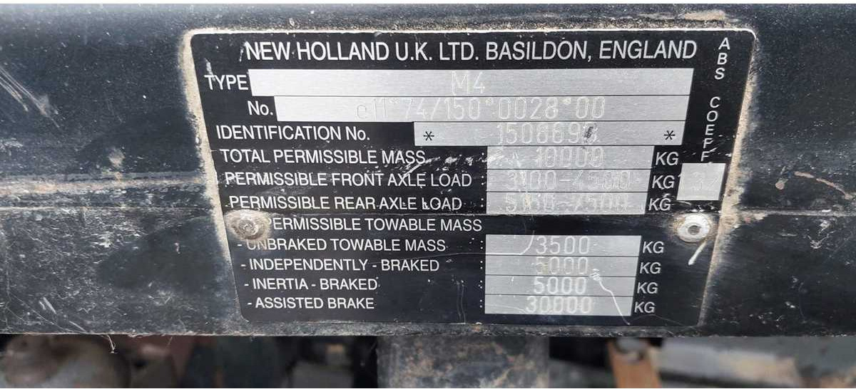 Trator NEW HOLLAND - 2000 - TM150 - 4WD AGRICULTURAL TRACTOR: foto 6