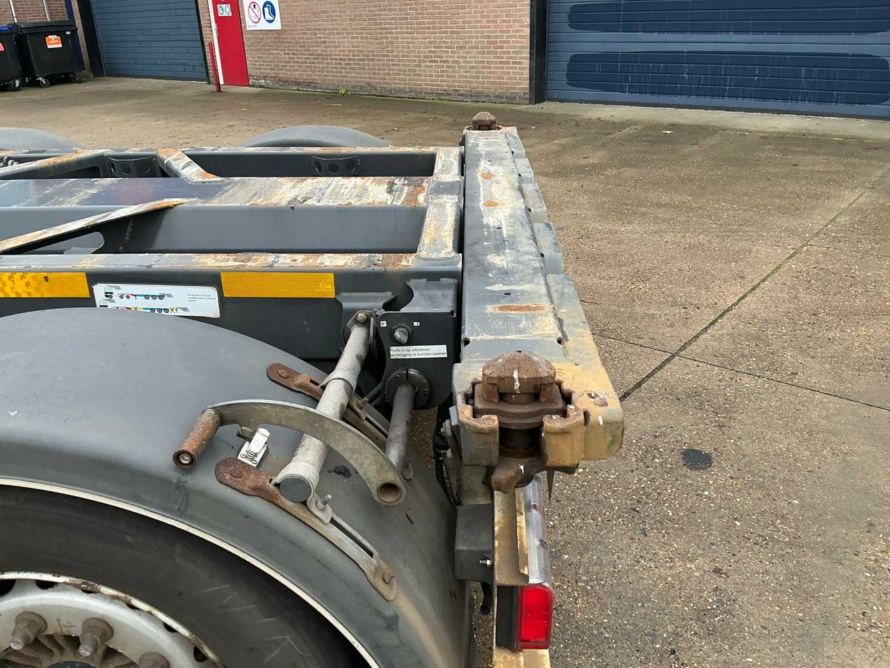 Semireboque 2018 KÄSSBOHRER MULTICONT CONTAINER CHASSIS SEMI-TRAILER: foto 10