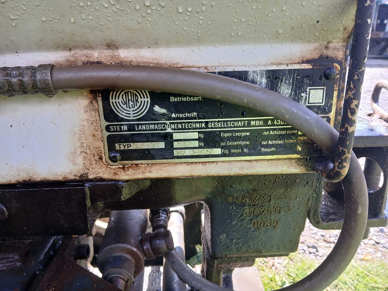 Mini trator Steyr 8075: foto 6
