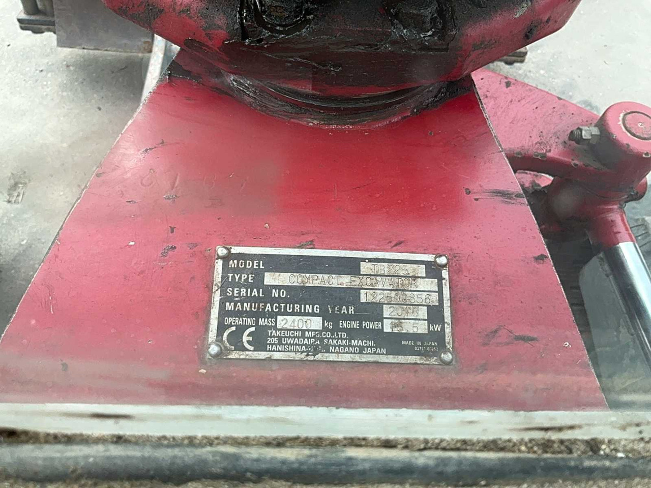 Mini escavadeira Takeuchi TB 225: foto 28