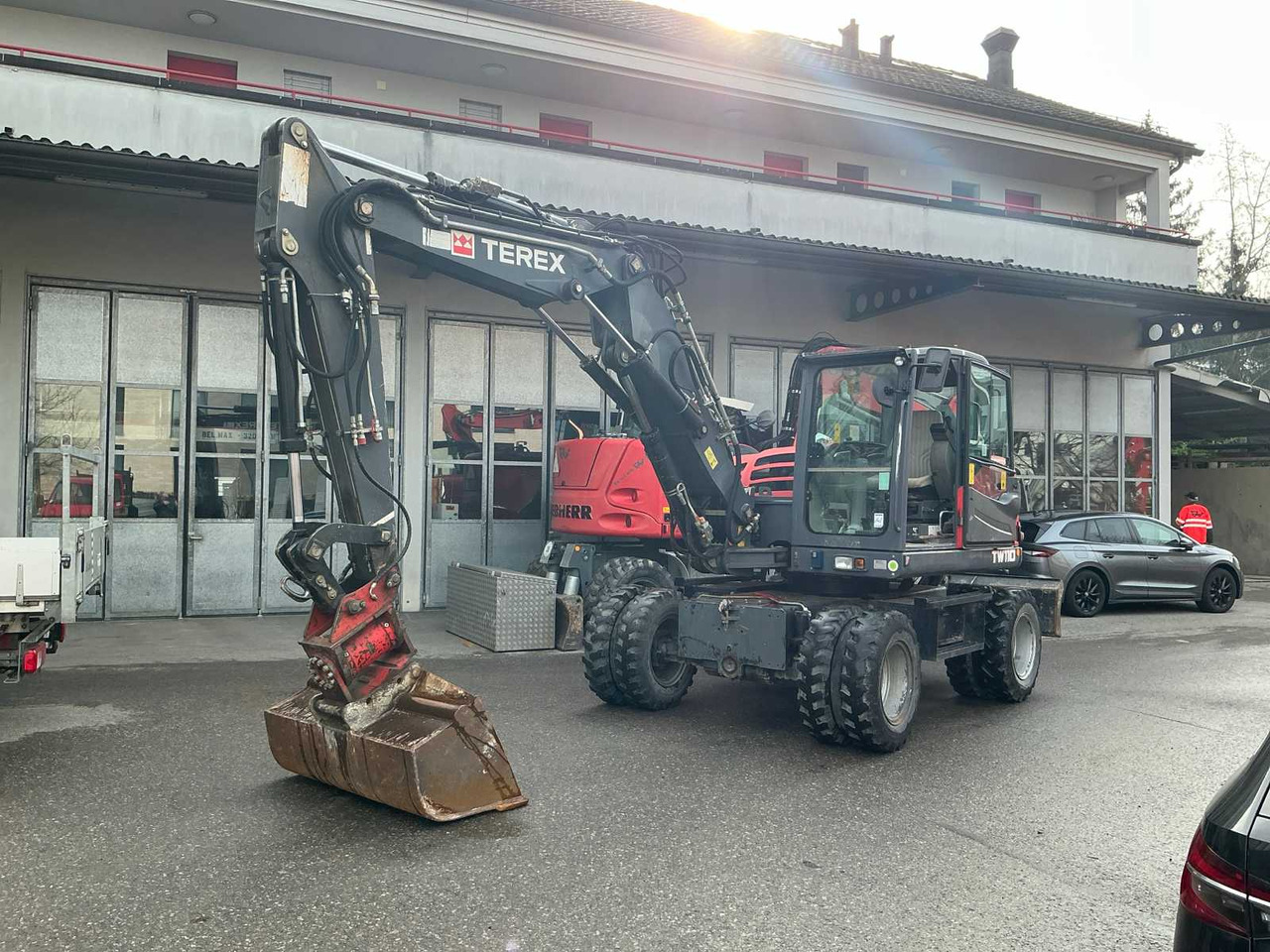 Terex TW110 - Escavadeira de rodas: foto 1 Terex TW110 - Escavadeira de rodas: foto 1
