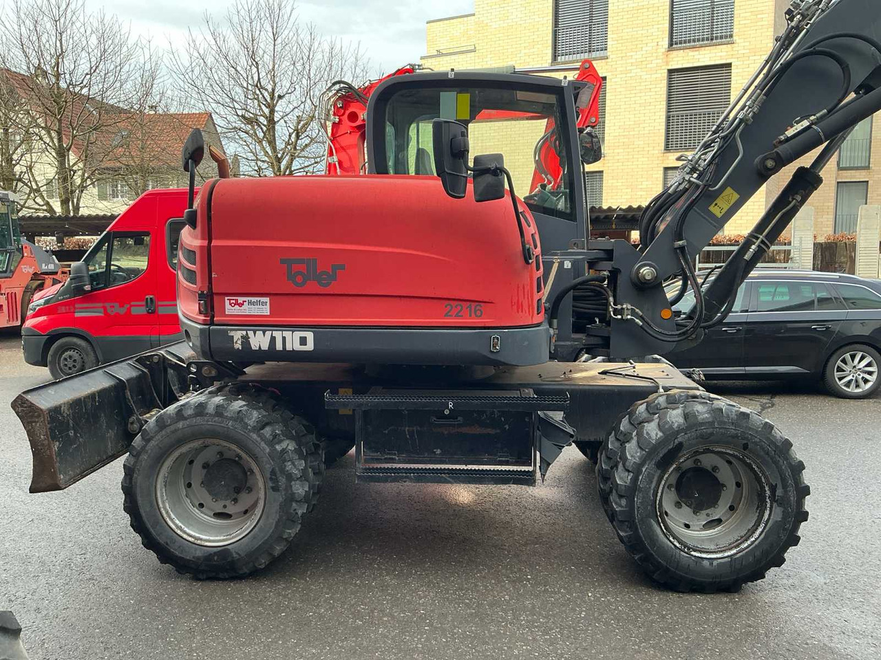 Terex TW110 - Escavadeira de rodas: foto 4 Terex TW110 - Escavadeira de rodas: foto 4