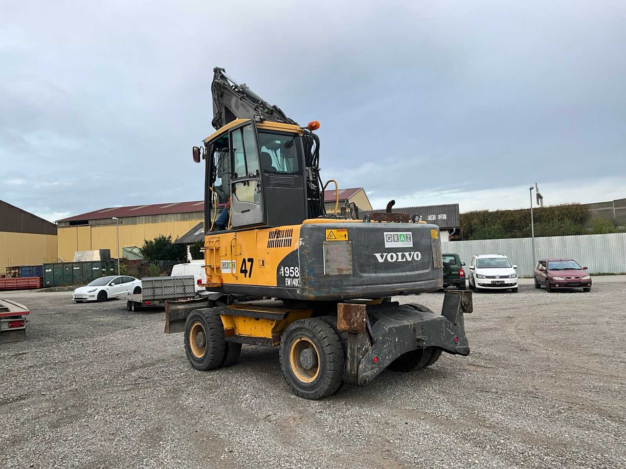 Volvo EW140C - Escavadeira de rodas: foto 4 Volvo EW140C - Escavadeira de rodas: foto 4