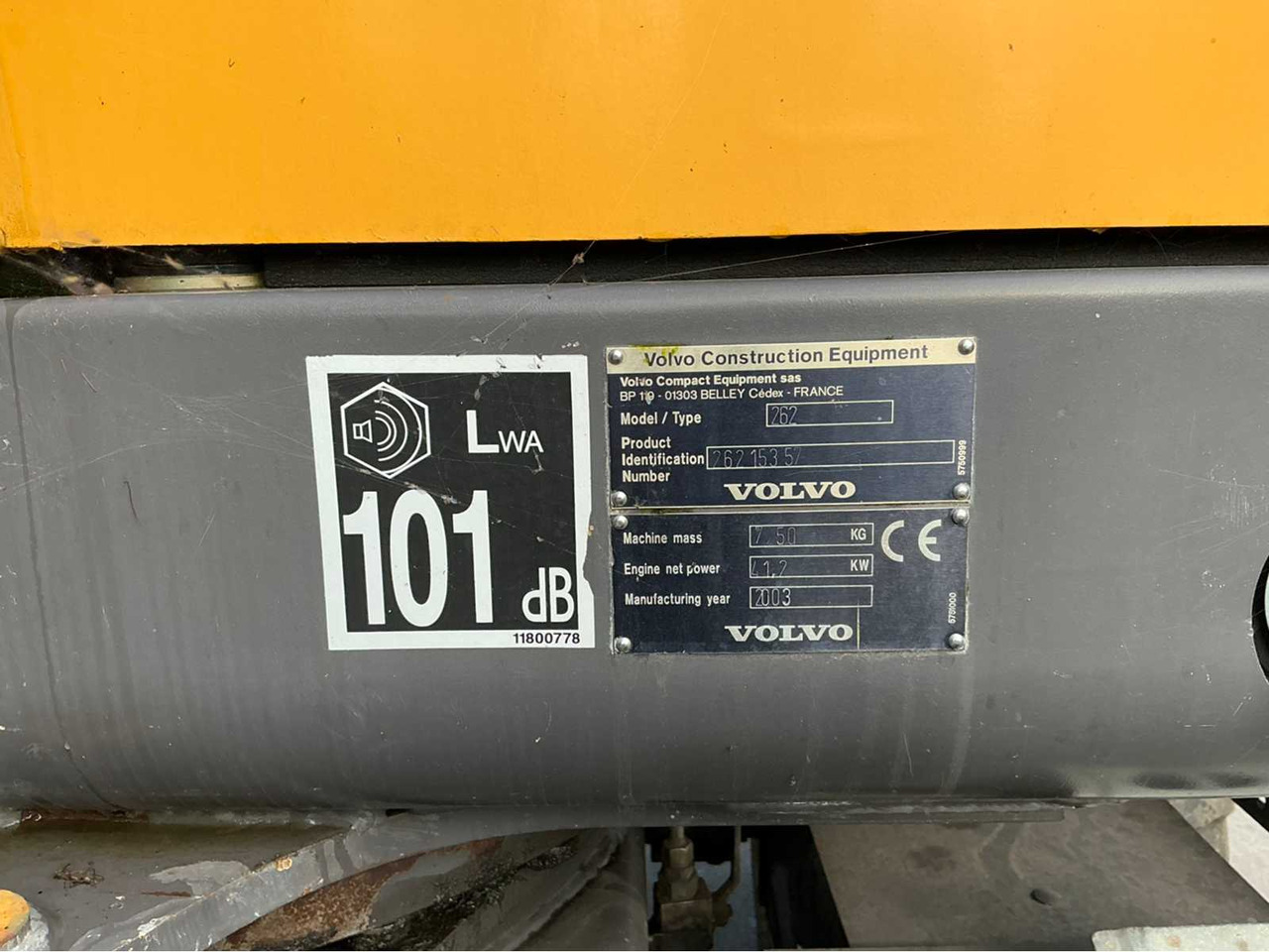Volvo EW70 - Escavadeira de rodas: foto 2 Volvo EW70 - Escavadeira de rodas: foto 2