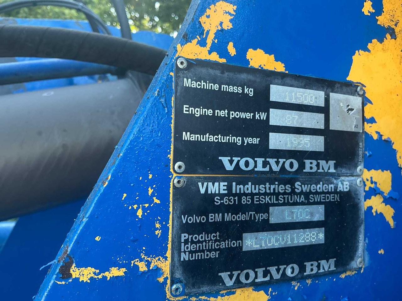 Carregadeira de rodas Volvo L70C: foto 47