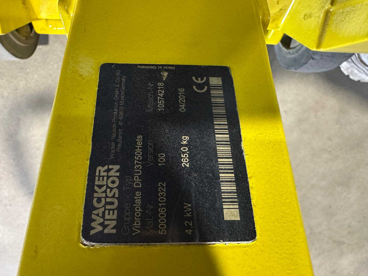 Placas vibratórias Wacker Neuson DPU3750: foto 6