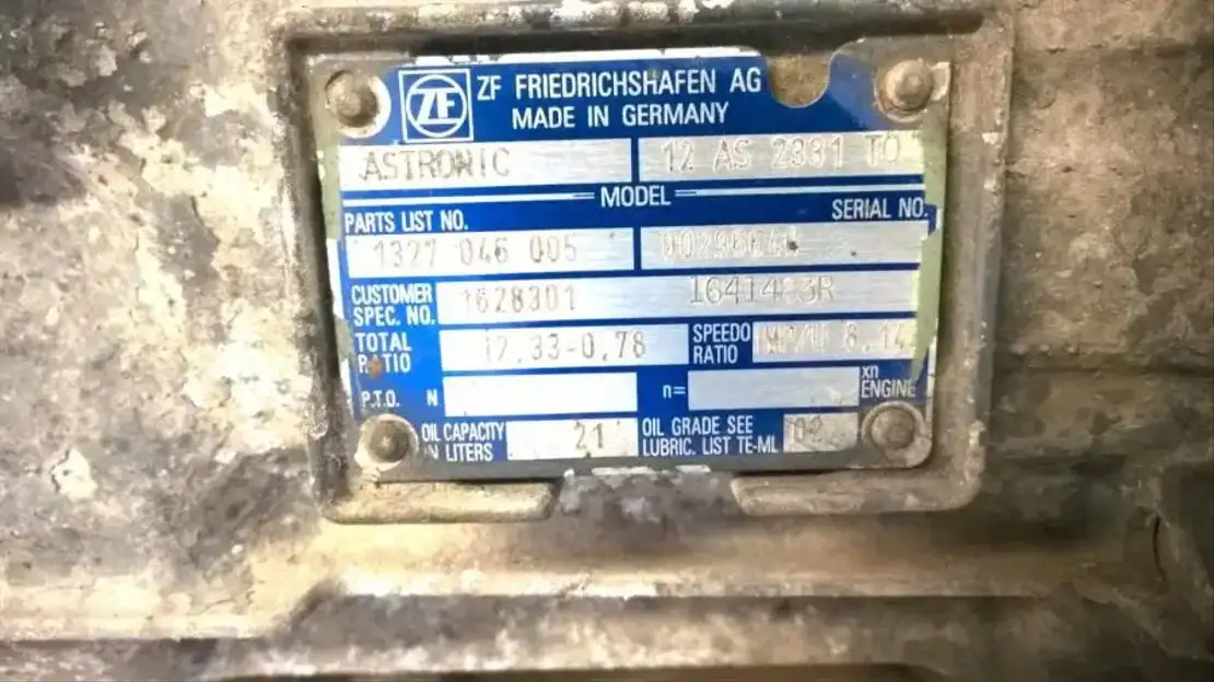 DAF Versnellingsbak 12AS 2331 TO - Caixas de velocidade e peças de Caminhão: foto 4 DAF Versnellingsbak 12AS 2331 TO - Caixas de velocidade e peças de Caminhão: foto 4