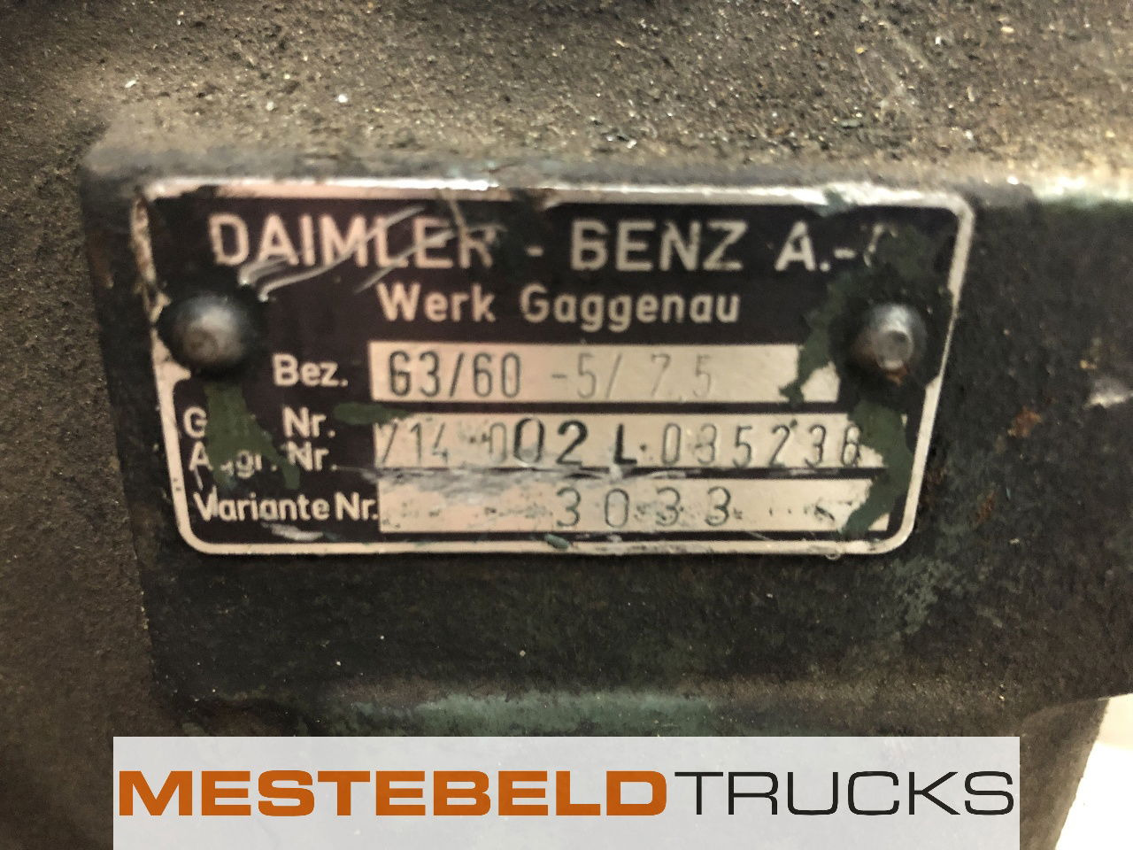 Mercedes-Benz Versnellingsbak G3-60.5/7.5 - Caixas de velocidade e peças de Caminhão: foto 5 Mercedes-Benz Versnellingsbak G3-60.5/7.5 - Caixas de velocidade e peças de Caminhão: foto 5