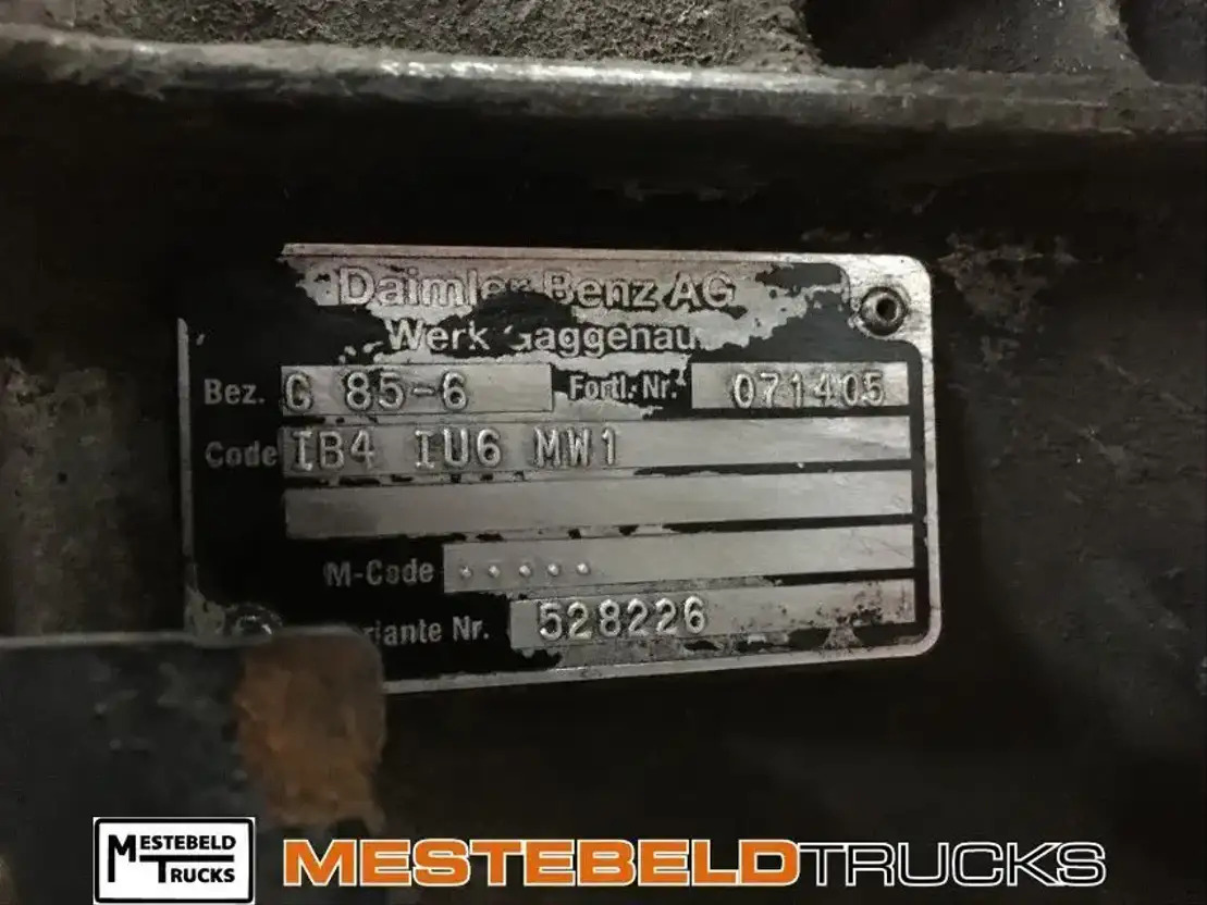 Mercedes-Benz Versnellingsbak G85-6 - Caixas de velocidade e peças de Caminhão: foto 5 Mercedes-Benz Versnellingsbak G85-6 - Caixas de velocidade e peças de Caminhão: foto 5