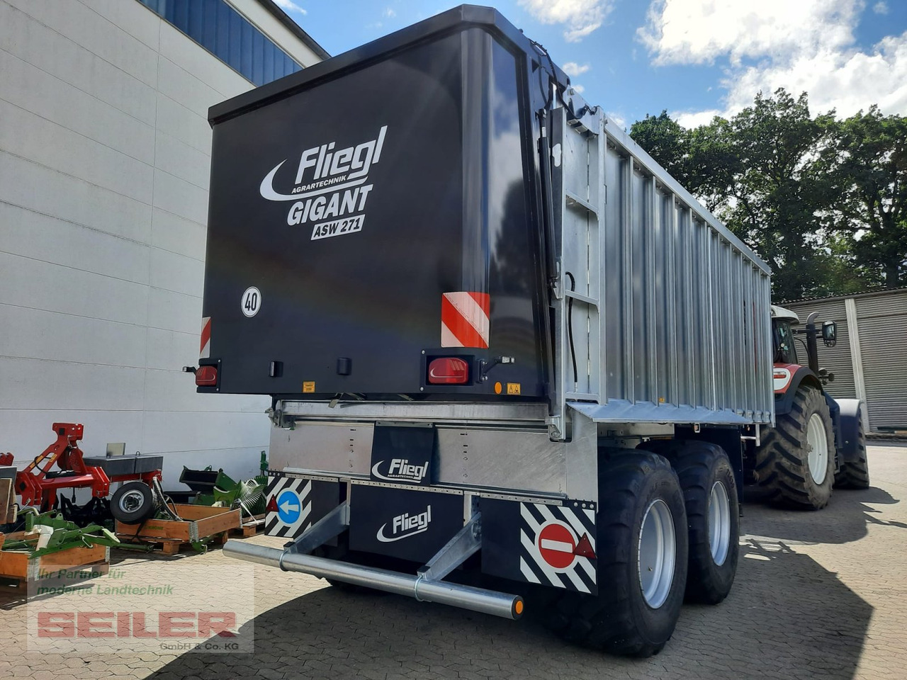 Fliegl ASW 271 C FOX Lenkachse 26,5" 35m³ - Autocarregadora: foto 5 Fliegl ASW 271 C FOX Lenkachse 26,5" 35m³ - Autocarregadora: foto 5