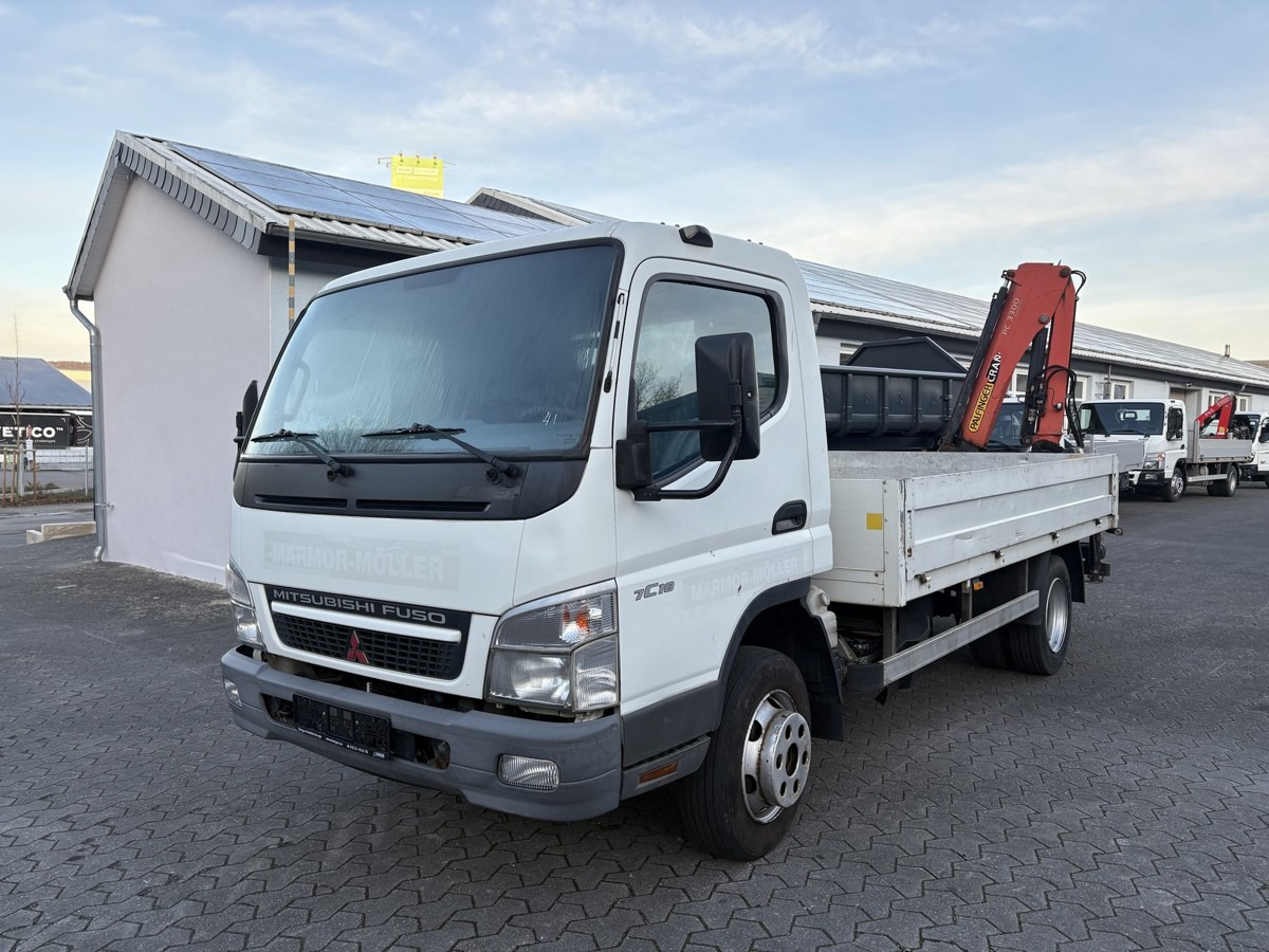 FUSO FUSO 7C18 Canter Pritsche 3.8m Kran 2x hydr. - Furgão caixa aberta: foto 1 FUSO FUSO 7C18 Canter Pritsche 3.8m Kran 2x hydr. - Furgão caixa aberta: foto 1