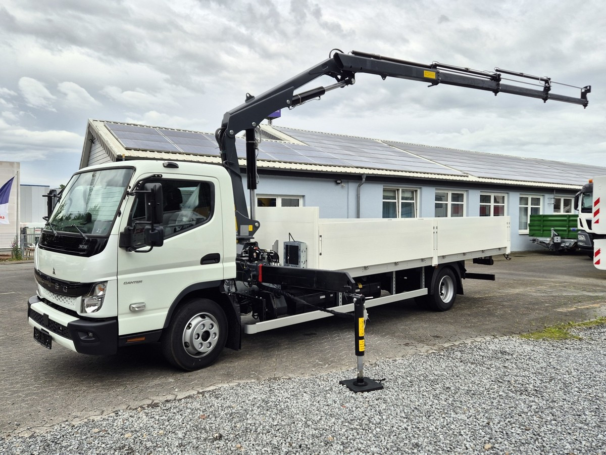 FUSO FUSO 9C18 Canter Alu Pritsche 5.5m Kran 3x hydr. - Furgão caixa aberta: foto 1 FUSO FUSO 9C18 Canter Alu Pritsche 5.5m Kran 3x hydr. - Furgão caixa aberta: foto 1