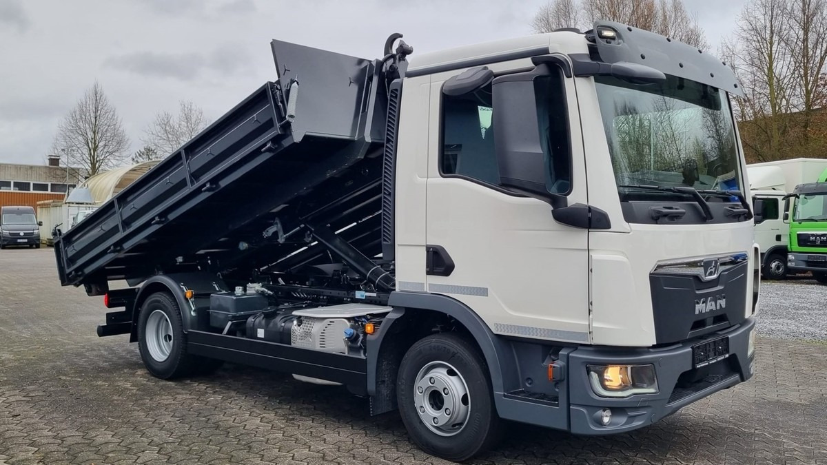 Caminhão polibenne nuevo MAN TGL 12.220 BL NEU City Abrollkipper 8t TipMatic: foto 9