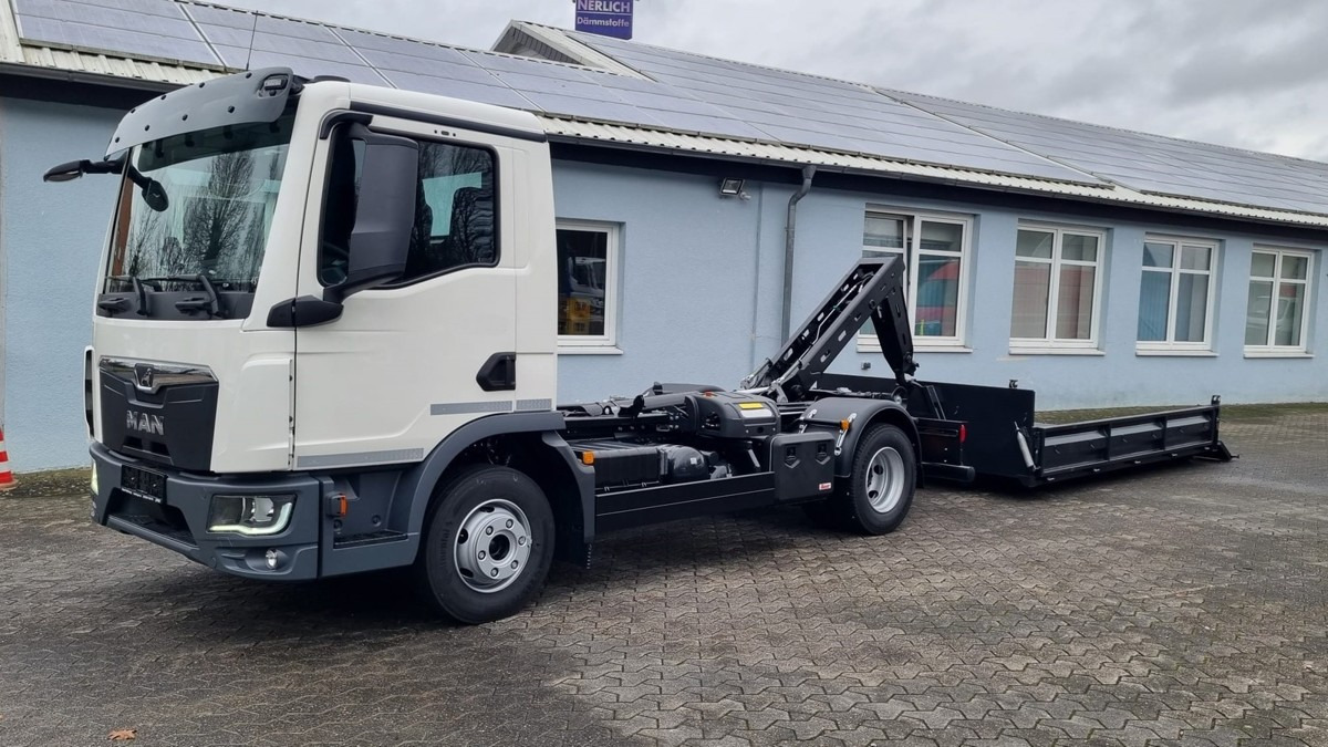 MAN TGL 12.220 BL NEU City Abrollkipper 8t TipMatic - Caminhão polibenne: foto 1 MAN TGL 12.220 BL NEU City Abrollkipper 8t TipMatic - Caminhão polibenne: foto 1