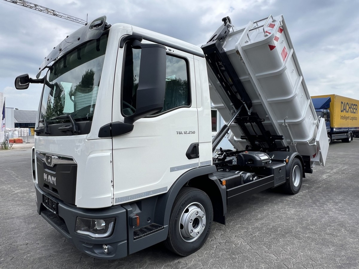 MAN TGL 12.250 BL NEU City Abrollkipper PowerMatic s - Caminhão polibenne: foto 2 MAN TGL 12.250 BL NEU City Abrollkipper PowerMatic s - Caminhão polibenne: foto 2