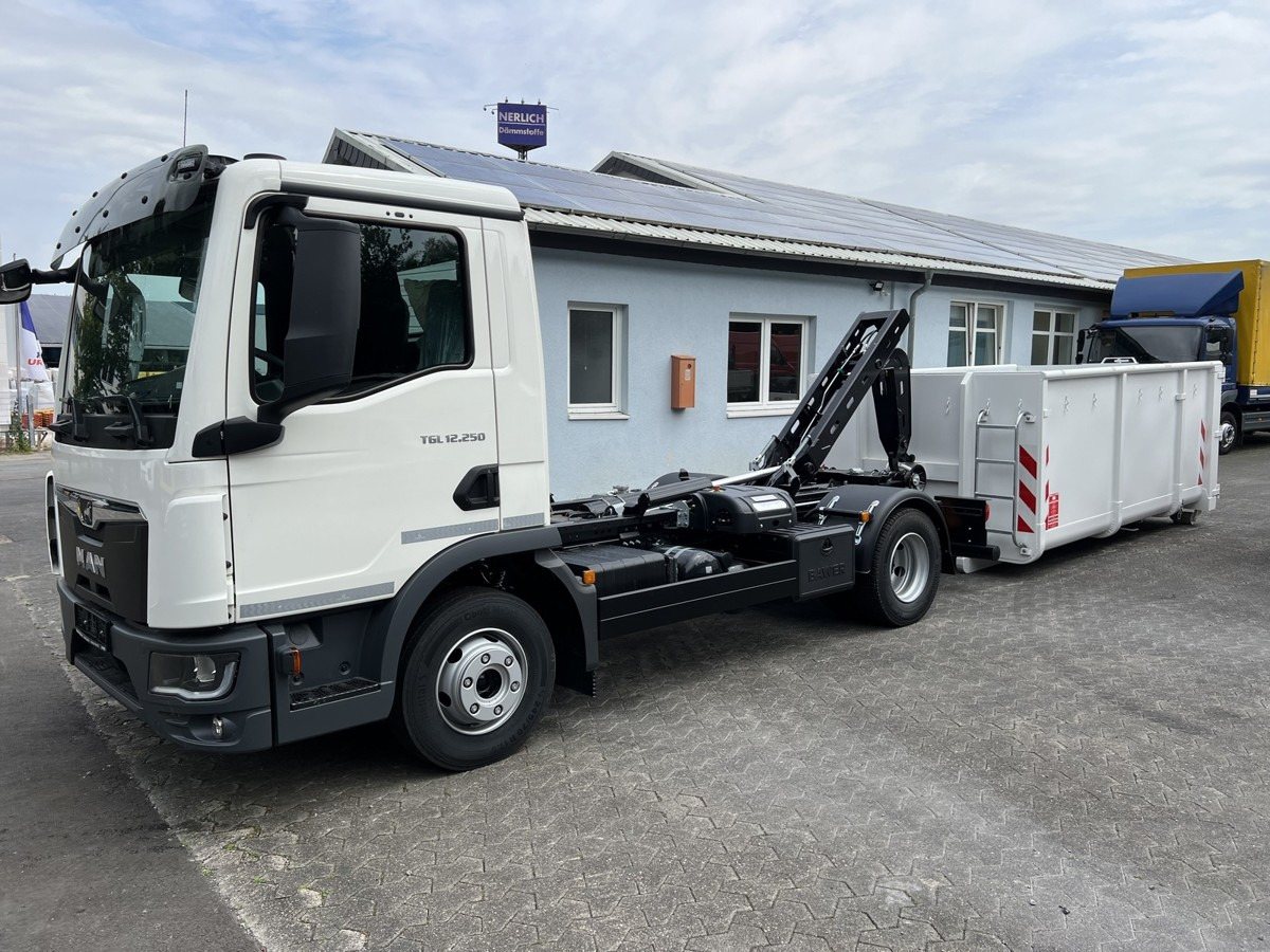 MAN TGL 12.250 BL NEU City Abrollkipper Tipmatik - Caminhão polibenne: foto 1 MAN TGL 12.250 BL NEU City Abrollkipper Tipmatik - Caminhão polibenne: foto 1