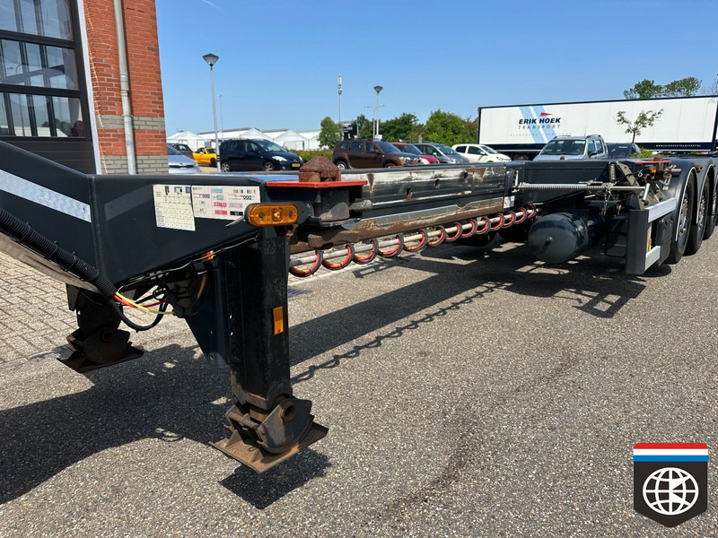 D-Tec FLEXITRAILER LIFT AXLE - DISKBRAKES - 20/30/40/45 HC - CONCOURSTAAT - Semireboque transportador de contêineres/ Caixa móvel: foto 3 D-Tec FLEXITRAILER LIFT AXLE - DISKBRAKES - 20/30/40/45 HC - CONCOURSTAAT - Semireboque transportador de contêineres/ Caixa móvel: foto 3