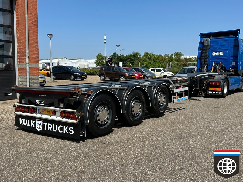 D-Tec FLEXITRAILER LIFT AXLE - DISKBRAKES - 20/30/40/45 HC - CONCOURSTAAT - Semireboque transportador de contêineres/ Caixa móvel: foto 1 D-Tec FLEXITRAILER LIFT AXLE - DISKBRAKES - 20/30/40/45 HC - CONCOURSTAAT - Semireboque transportador de contêineres/ Caixa móvel: foto 1