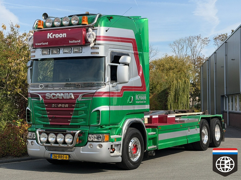 Scania R620 25 T HOOKLIFT / HOLLAND TRUCK / HOOK-CRANE HYDRAULIC - Caminhão polibenne: foto 1 Scania R620 25 T HOOKLIFT / HOLLAND TRUCK / HOOK-CRANE HYDRAULIC - Caminhão polibenne: foto 1