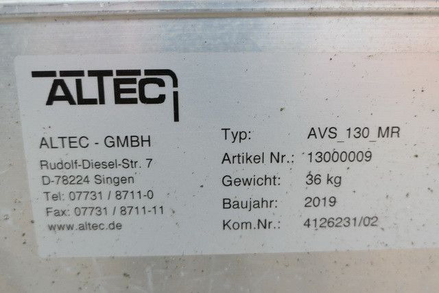 Altec ALU-Rampen AVS 130 MR, NEU - Reboque baixa: foto 5 Altec ALU-Rampen AVS 130 MR, NEU - Reboque baixa: foto 5