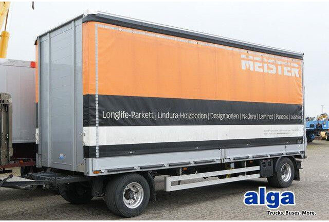 Dünschede PA 18/7, Jumbo, Bordwände, Alu-Felgen - Reboque de lona: foto 1 Dünschede PA 18/7, Jumbo, Bordwände, Alu-Felgen - Reboque de lona: foto 1