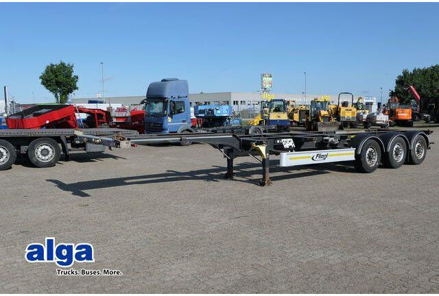 Fliegl SDS 380 SDS01, 20/30 & 40 Fuß Container, BPW - Semireboque baixa: foto 1 Fliegl SDS 380 SDS01, 20/30 & 40 Fuß Container, BPW - Semireboque baixa: foto 1