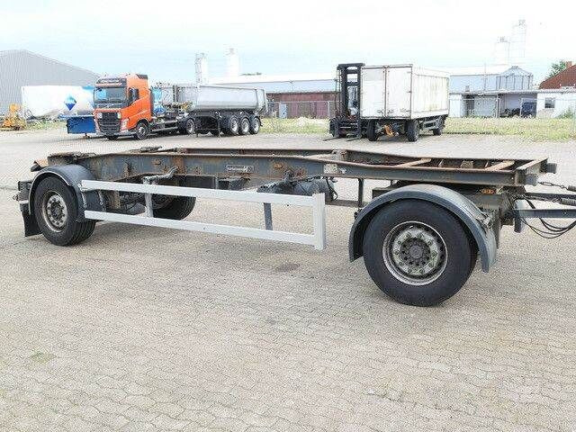 Huffermann HSA 18.70, Container, Schlitten, SAF, Luftfed. - Reboque transportador de contêineres/ Caixa móvel: foto 4 Huffermann HSA 18.70, Container, Schlitten, SAF, Luftfed. - Reboque transportador de contêineres/ Caixa móvel: foto 4