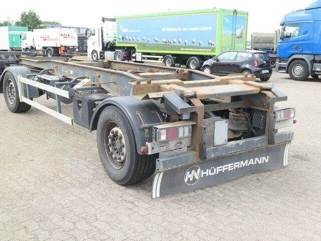 Huffermann HSA 18.70, Container, Schlitten, SAF, Luftfed. - Reboque transportador de contêineres/ Caixa móvel: foto 2 Huffermann HSA 18.70, Container, Schlitten, SAF, Luftfed. - Reboque transportador de contêineres/ Caixa móvel: foto 2