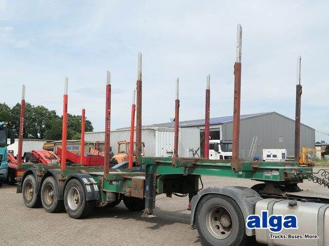 Huttner SART 39/3, EXTE, BPW, Luft-Lift, - Semi-reboque florestal: foto 1 Huttner SART 39/3, EXTE, BPW, Luft-Lift, - Semi-reboque florestal: foto 1