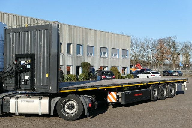 Kässbohrer XS MEGA , Containerverschlüsse, Multi-Lock, BPW - Semi-reboque plataforma/ Caixa aberta: foto 2 Kässbohrer XS MEGA , Containerverschlüsse, Multi-Lock, BPW - Semi-reboque plataforma/ Caixa aberta: foto 2