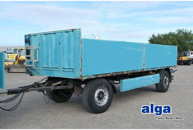 Krone AZP 18, Baustoff, BPW, 7.200mm lang, Scheibe - Reboque plataforma/ Caixa aberta: foto 1 Krone AZP 18, Baustoff, BPW, 7.200mm lang, Scheibe - Reboque plataforma/ Caixa aberta: foto 1