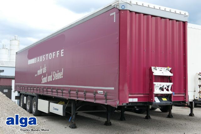 Krone SD, Gelenkt, Luft-Lift, Mitnahmestapler, Edscha - Semi-reboque de lona: foto 1 Krone SD, Gelenkt, Luft-Lift, Mitnahmestapler, Edscha - Semi-reboque de lona: foto 1