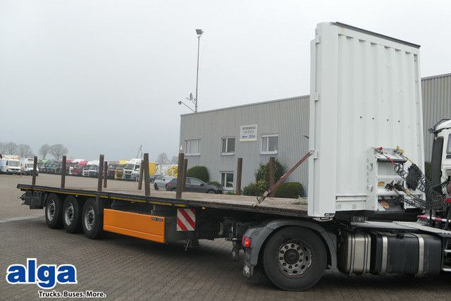 Krone SD, Plattform, Multi-Lock-Rahmen, BPW, Rungen - Semi-reboque plataforma/ Caixa aberta: foto 1 Krone SD, Plattform, Multi-Lock-Rahmen, BPW, Rungen - Semi-reboque plataforma/ Caixa aberta: foto 1