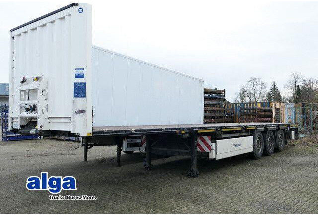 Krone SDP 27, Container, Rungen, 2x Lift, Multi-Lock - Semi-reboque plataforma/ Caixa aberta: foto 1 Krone SDP 27, Container, Rungen, 2x Lift, Multi-Lock - Semi-reboque plataforma/ Caixa aberta: foto 1