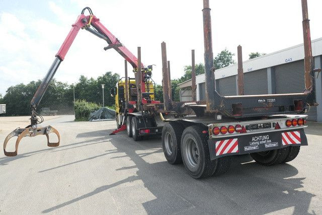 MAN 26.540 TGX 6x4, Kombizug, Huttner LNZK 20 - Caminhão florestal, Caminhão grua: foto 5 MAN 26.540 TGX 6x4, Kombizug, Huttner LNZK 20 - Caminhão florestal, Caminhão grua: foto 5