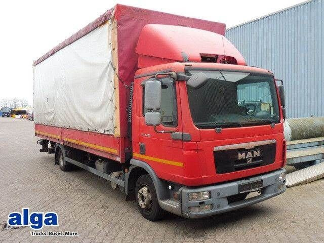 MAN TGL 8.180/LBW/Schiebeverdeck/Automatik - Caminhão com lona: foto 1 MAN TGL 8.180/LBW/Schiebeverdeck/Automatik - Caminhão com lona: foto 1