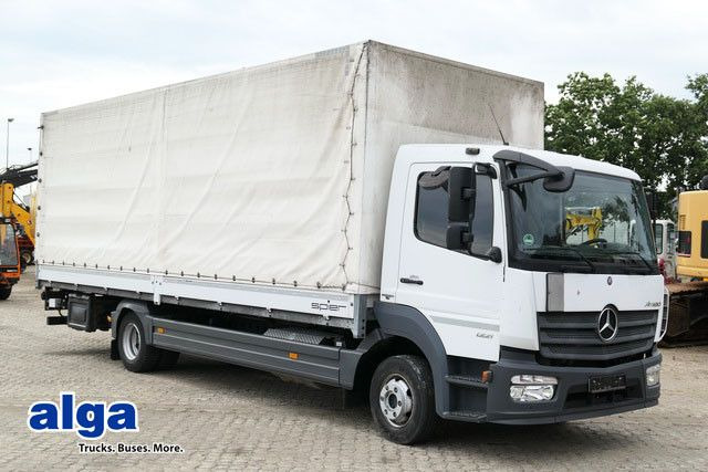 Mercedes-Benz 1221 Atego 4x2, 7.200mm lang, LBW 1,5to., Euro 6 - Caminhão com lona: foto 1 Mercedes-Benz 1221 Atego 4x2, 7.200mm lang, LBW 1,5to., Euro 6 - Caminhão com lona: foto 1