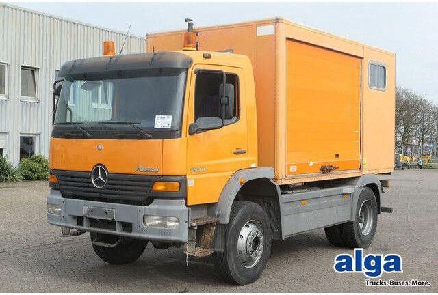 Mercedes-Benz 1518 A Atego 4X4, Klima, AHK, Allrad, Rolltor - Caminhão furgão: foto 1 Mercedes-Benz 1518 A Atego 4X4, Klima, AHK, Allrad, Rolltor - Caminhão furgão: foto 1