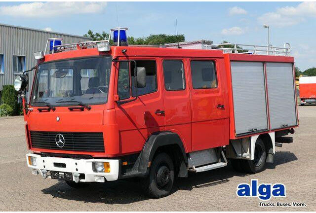 Mercedes-Benz 814 F/Feuerwehr/Pumpe/9 Sitze - Carro de bombeiro: foto 1 Mercedes-Benz 814 F/Feuerwehr/Pumpe/9 Sitze - Carro de bombeiro: foto 1