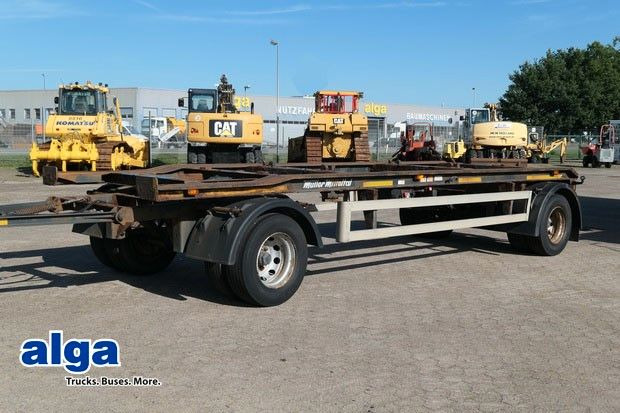 Müller-Mitteltal RA-T 18,0, Außenroller, Container, BPW, Behälter - Reboque ampliroll/ Multibenne: foto 1 Müller-Mitteltal RA-T 18,0, Außenroller, Container, BPW, Behälter - Reboque ampliroll/ Multibenne: foto 1
