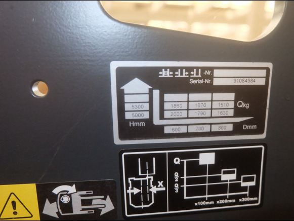 Empilhador retráctil Chariot élevateur porté debout JUNGHENRICH ETV C20: foto 8 Empilhador retráctil Chariot élevateur porté debout JUNGHENRICH ETV C20: foto 8