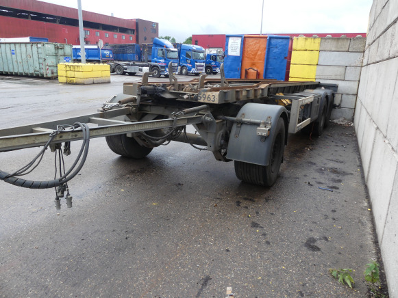 REF:WS-RS-95 - Remorque porte container GS Meppel AIC-2700N - Reboque transportador de contêineres/ Caixa móvel: foto 2 REF:WS-RS-95 - Remorque porte container GS Meppel AIC-2700N - Reboque transportador de contêineres/ Caixa móvel: foto 2