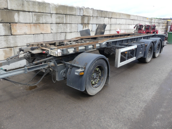 REF:WS-SH-57 - Remorque porte container GS Meppel ALC-2700N - Reboque transportador de contêineres/ Caixa móvel: foto 1 REF:WS-SH-57 - Remorque porte container GS Meppel ALC-2700N - Reboque transportador de contêineres/ Caixa móvel: foto 1