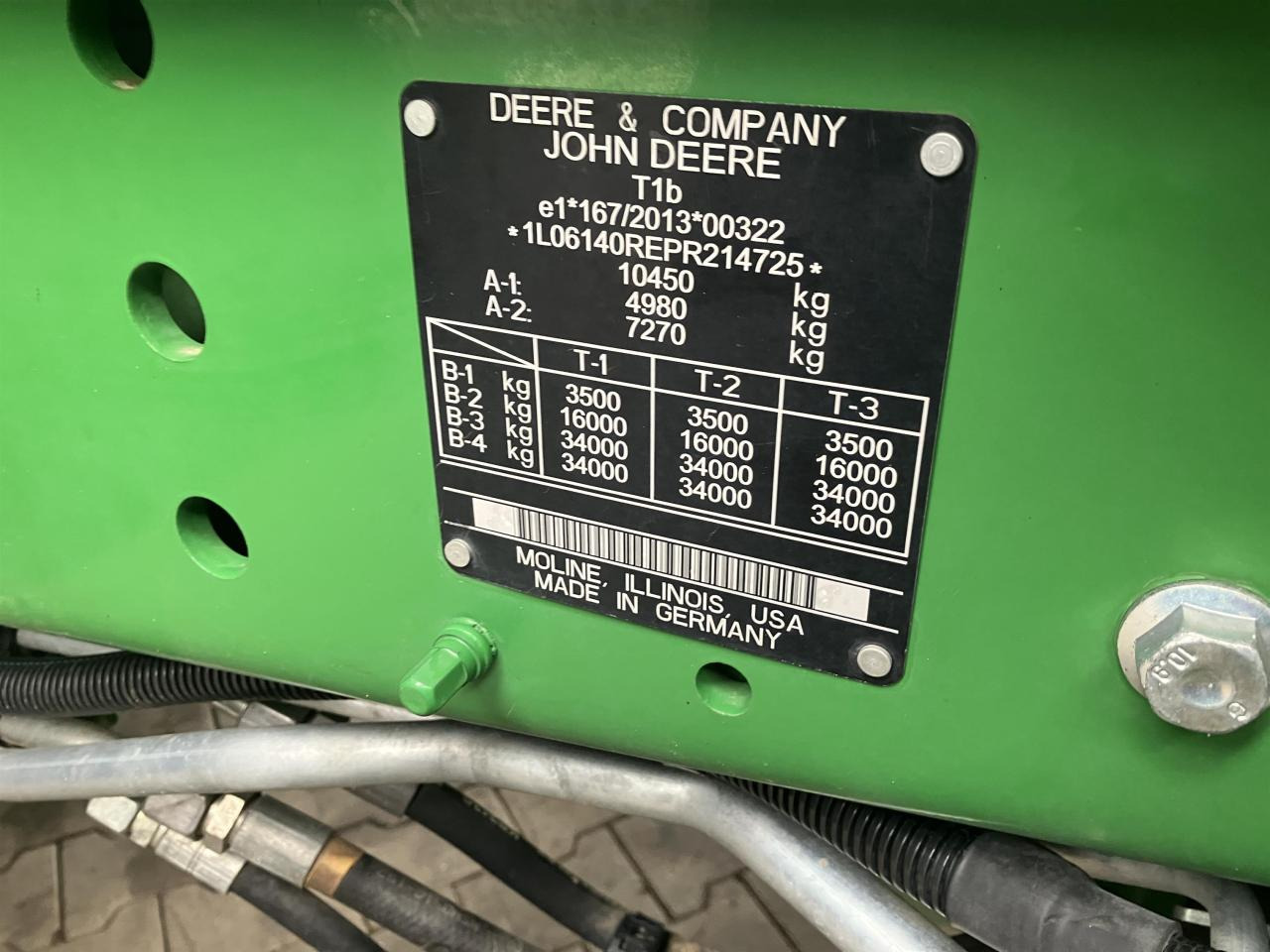 John Deere 6R 140 - Trator: foto 4 John Deere 6R 140 - Trator: foto 4